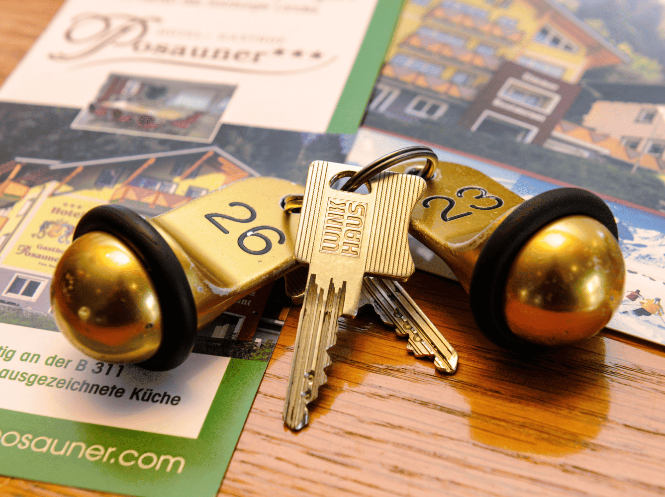 Schlüssel im Gasthof Posauner