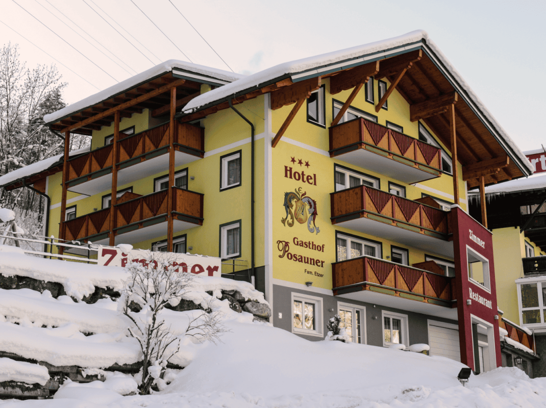Hotel-Gasthof Posauner am Eingang zum Gasteinertal