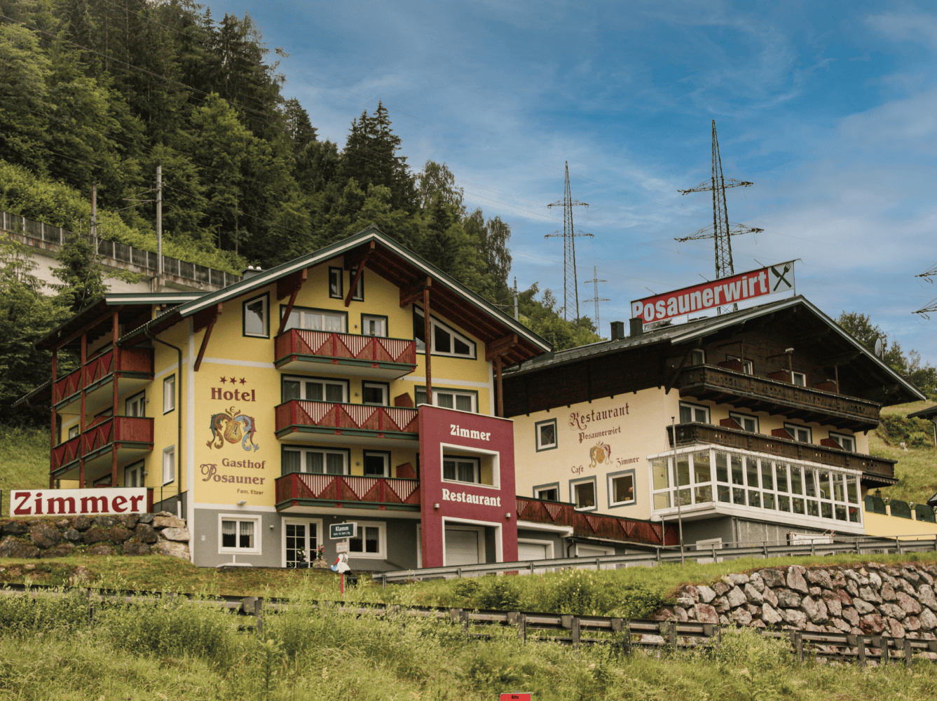 Hotel-Gasthof Posauner im Sommer